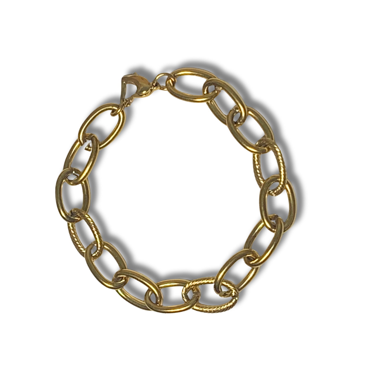 Pulsera - Eslabón Oval Golden