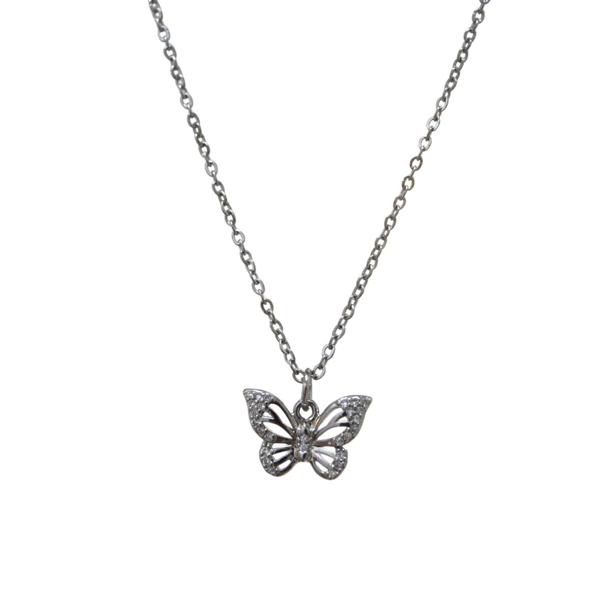 Collar - Mariposa Silver