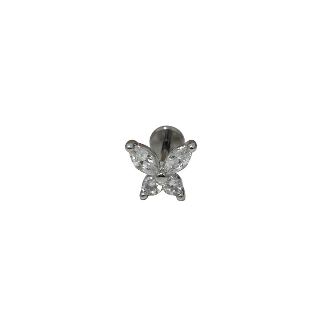 Labret - Mariposa titanio