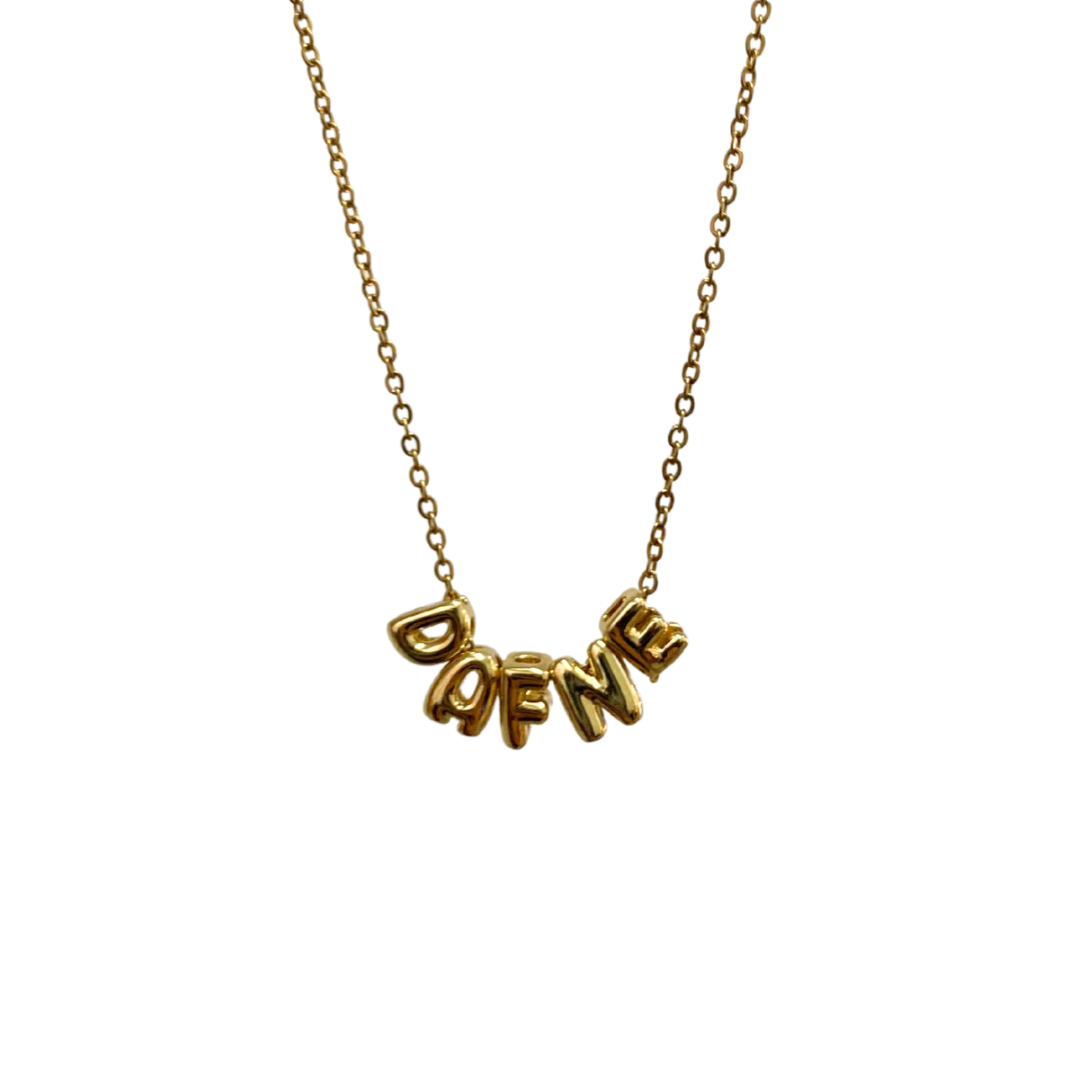 Collar - Nombre Balun Dorado