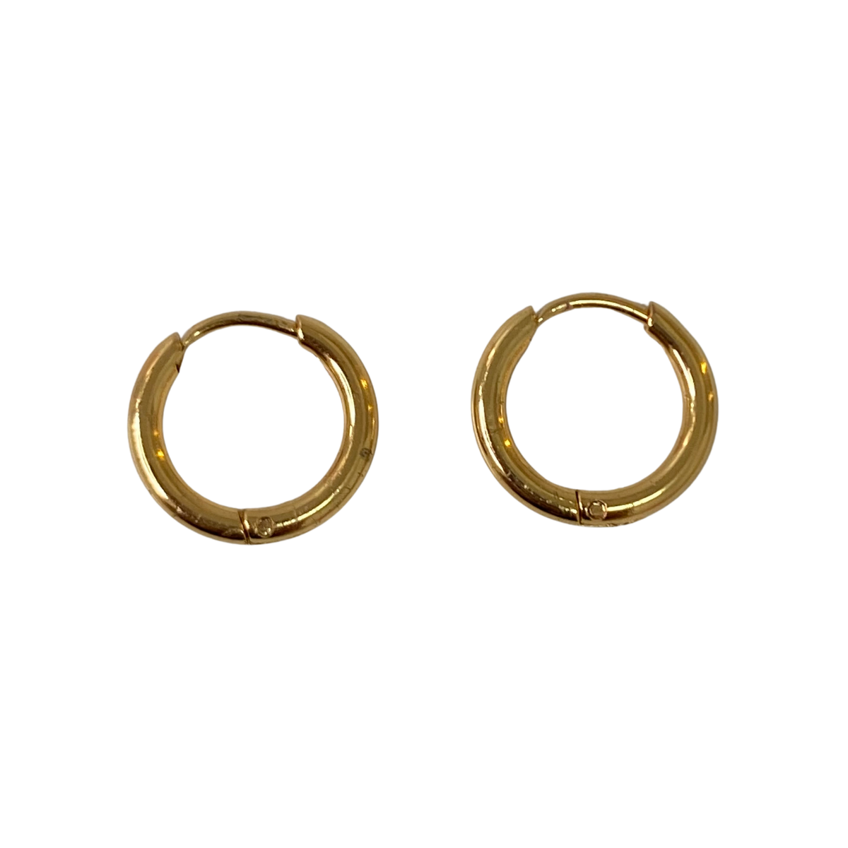 Argollas clicker - doradas