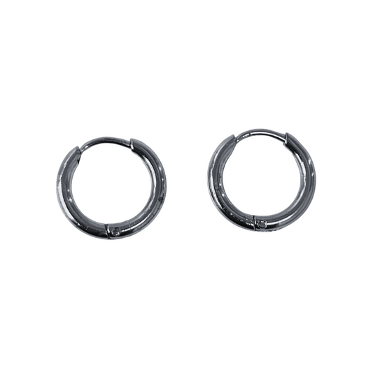 Argollas clicker - plateadas