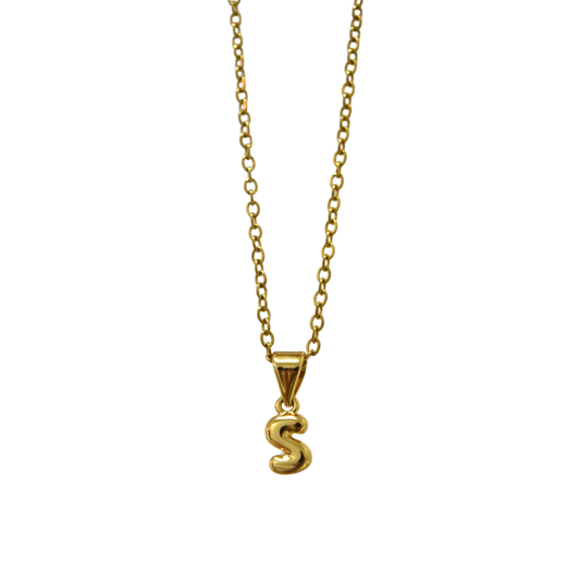 Collar letra - Globo Golden I