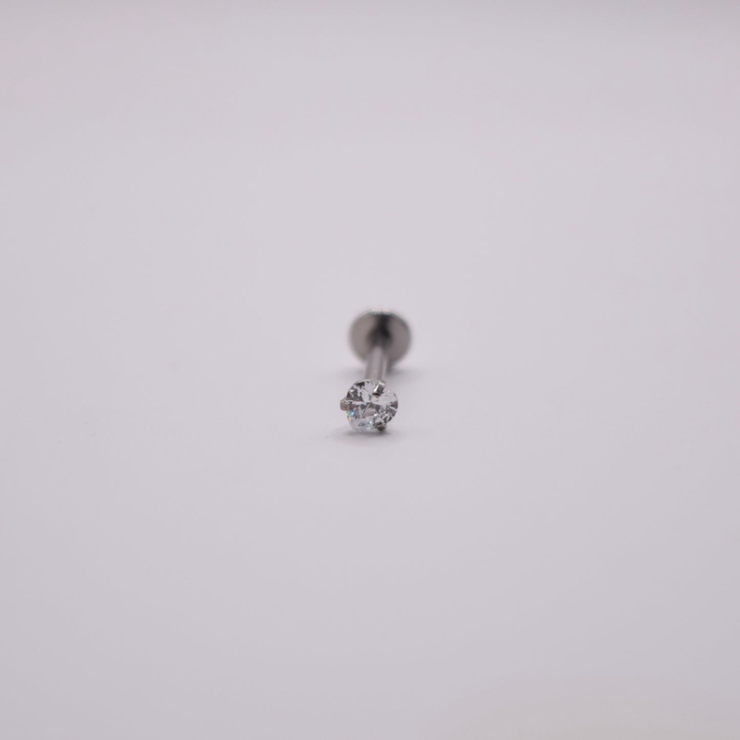 Labret - Corazón Plateado Silver