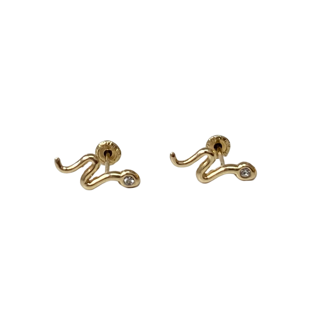 Broquel Serpiente - Oro 10 kilates