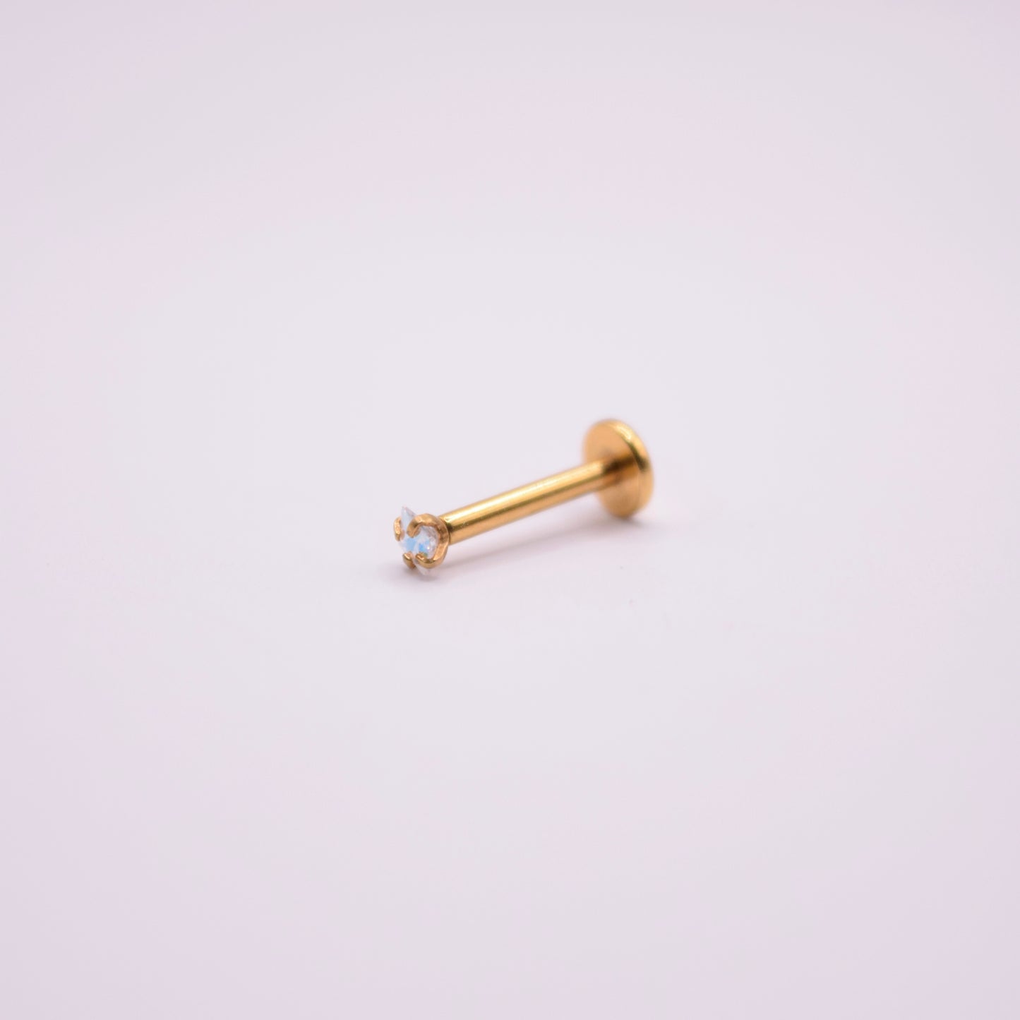 Labret - Rombo Tornasol Blanco mini