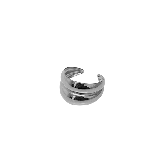 Anillo - Puffy Silver