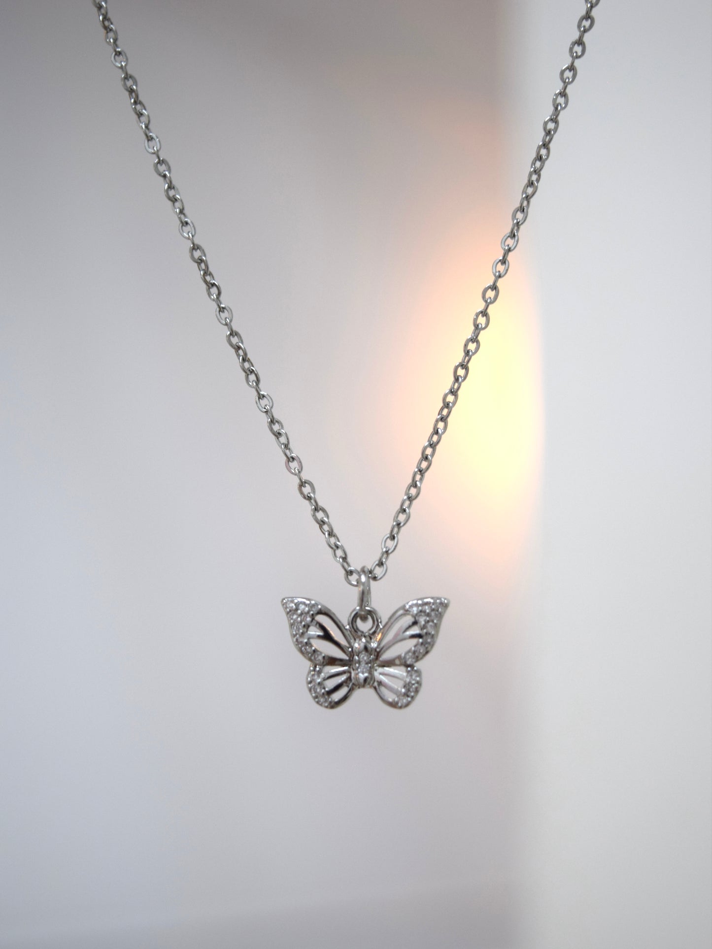 Collar - Mariposa Silver
