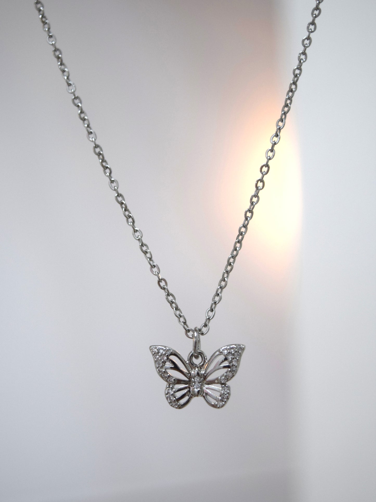 Collar - Mariposa Silver