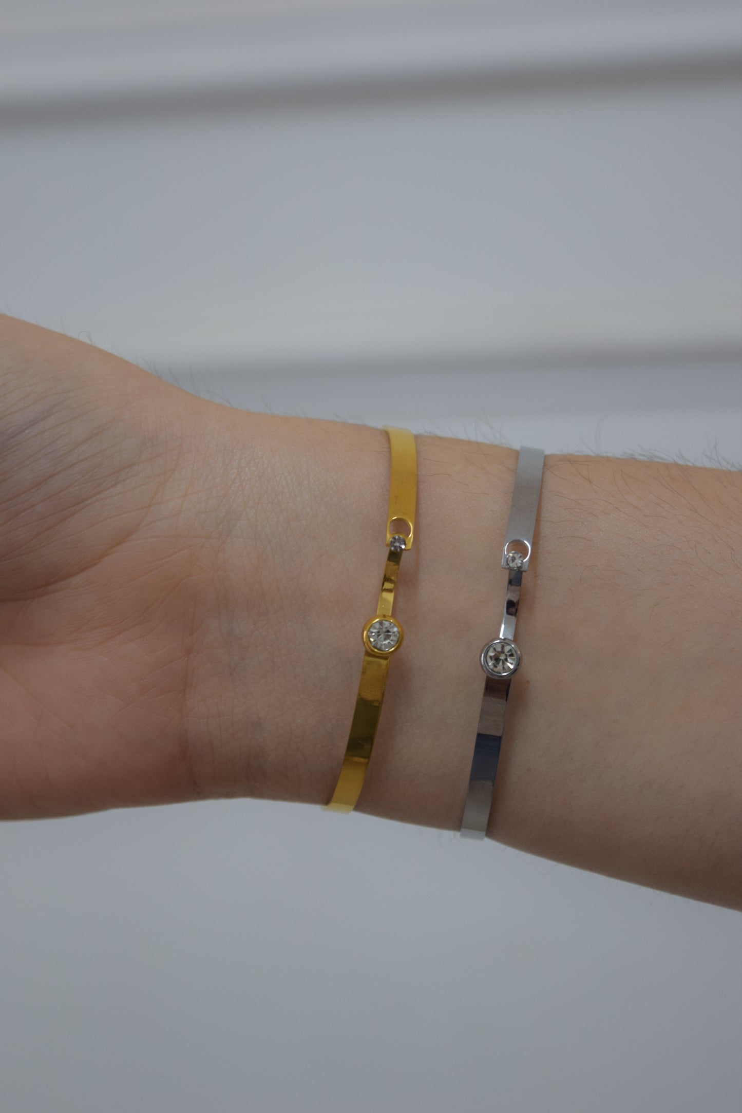 Brazalete - Doble Brillo Dorado