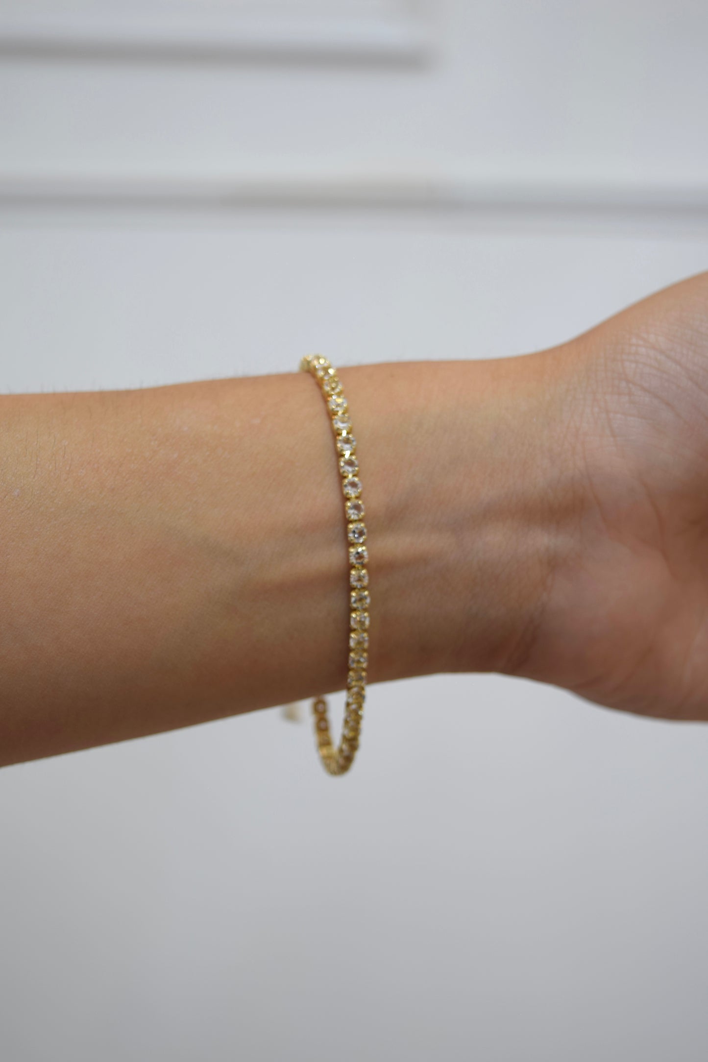 Pulsera - Tenis zirconia blanca