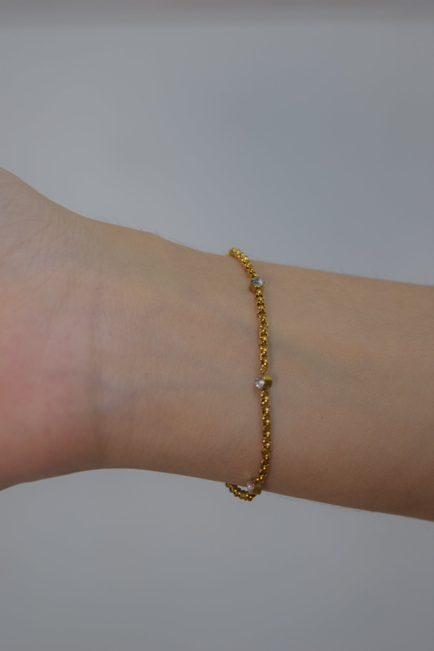 Pulsera - Cristalizada Dorada