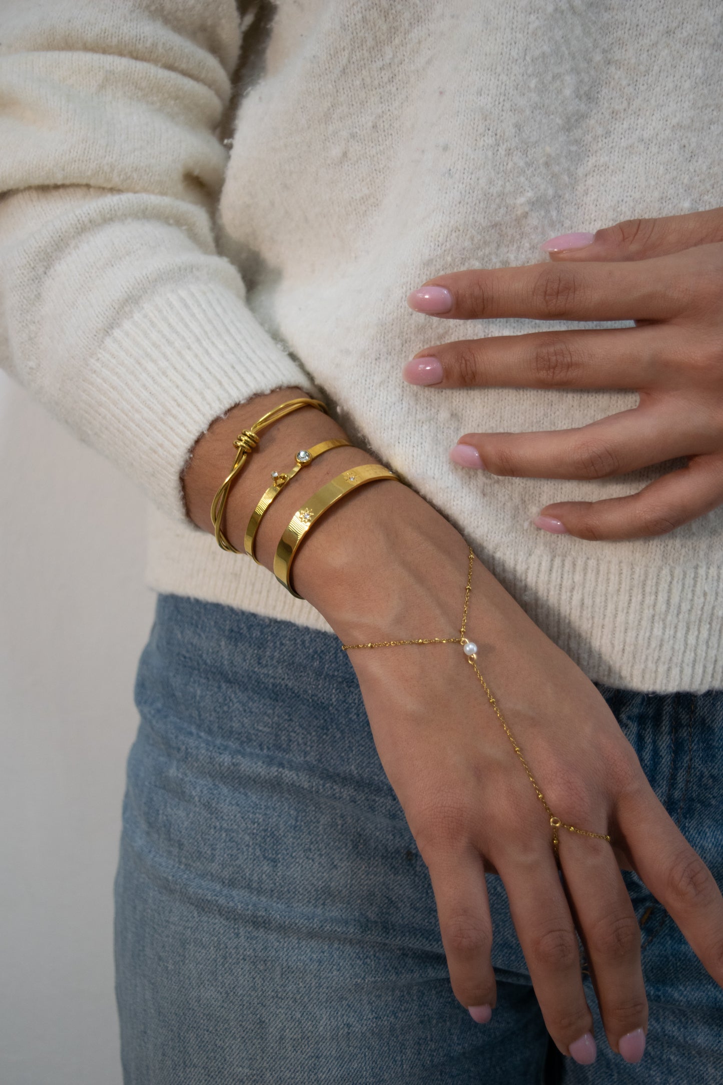 Pulsera anillo - Loreta Golden