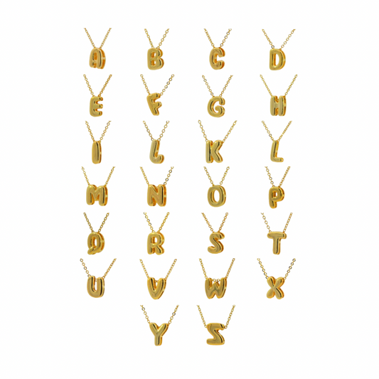 Collar - Letra Balun Dorada