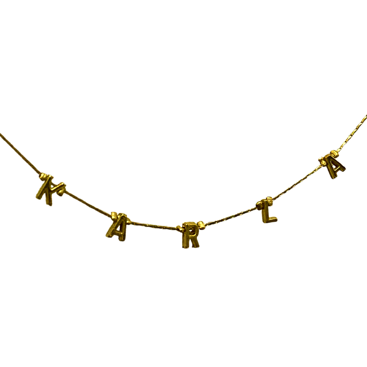Collar personalizado transversal
