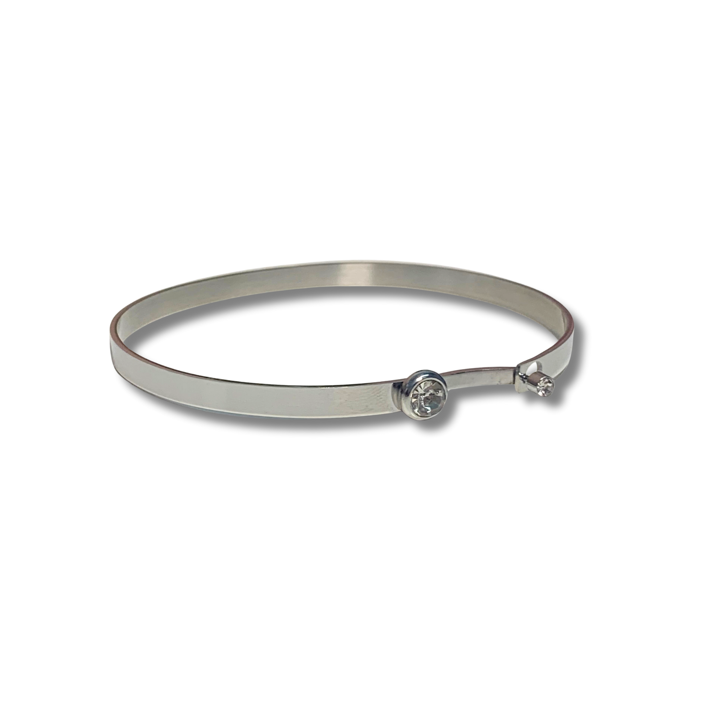 Brazalete - Doble Brillo Plateado