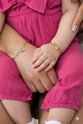 Pulsera - Letra y cristal
