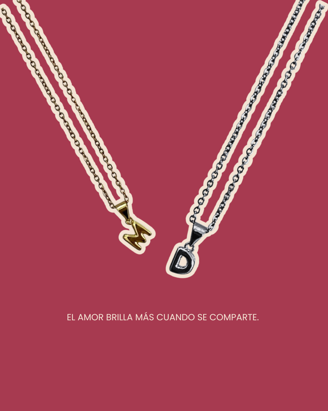 Kit - Collares Letra Globo