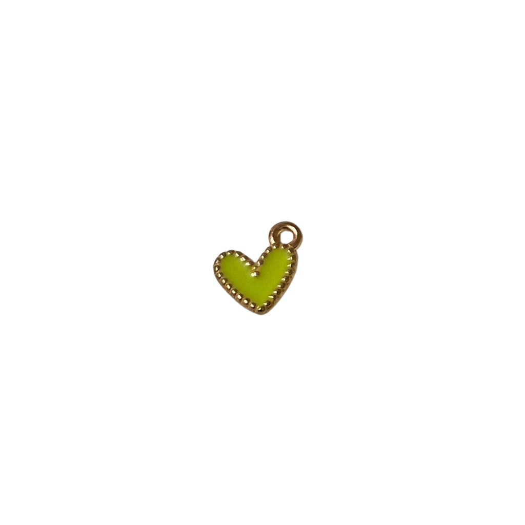 Charm - Corazón mini arcoiris