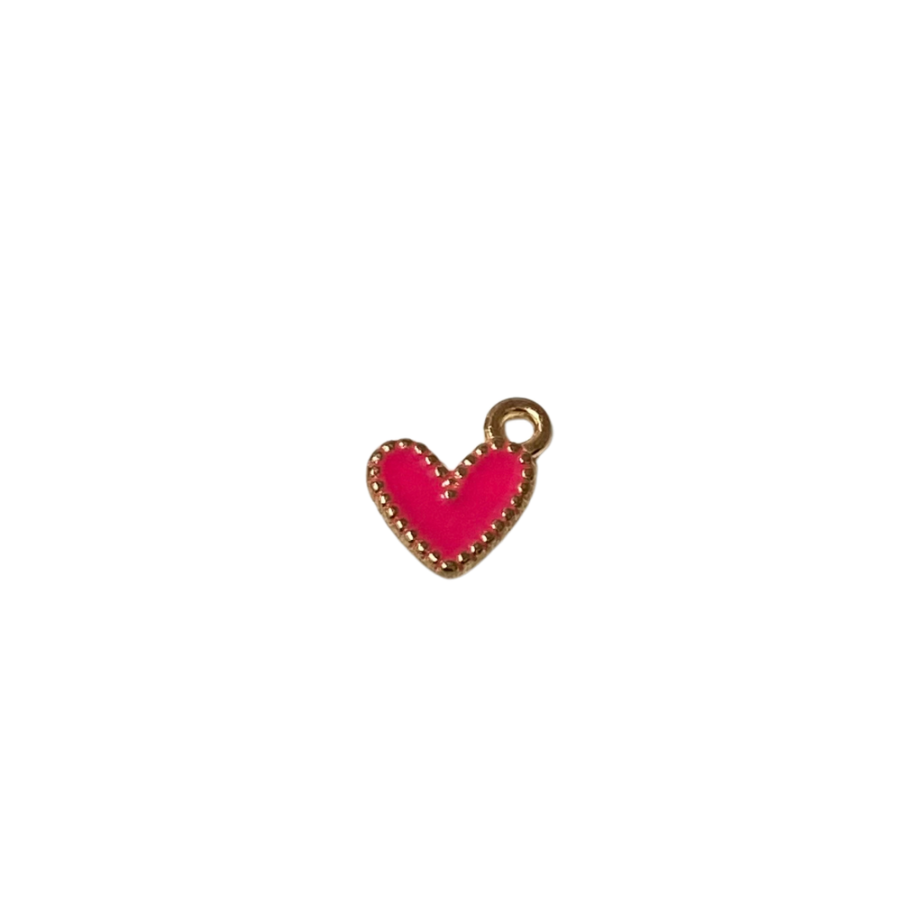 Charm - Corazón mini arcoiris
