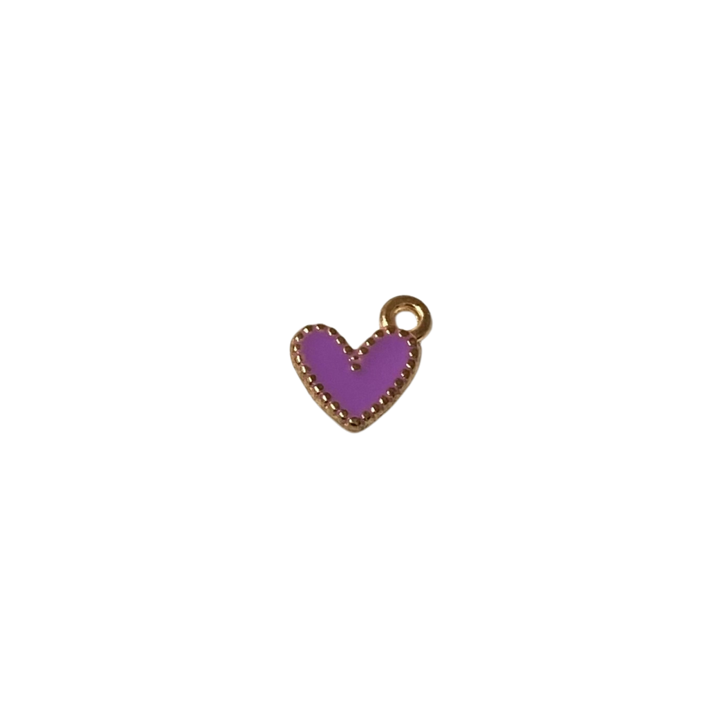 Charm - Corazón mini arcoiris