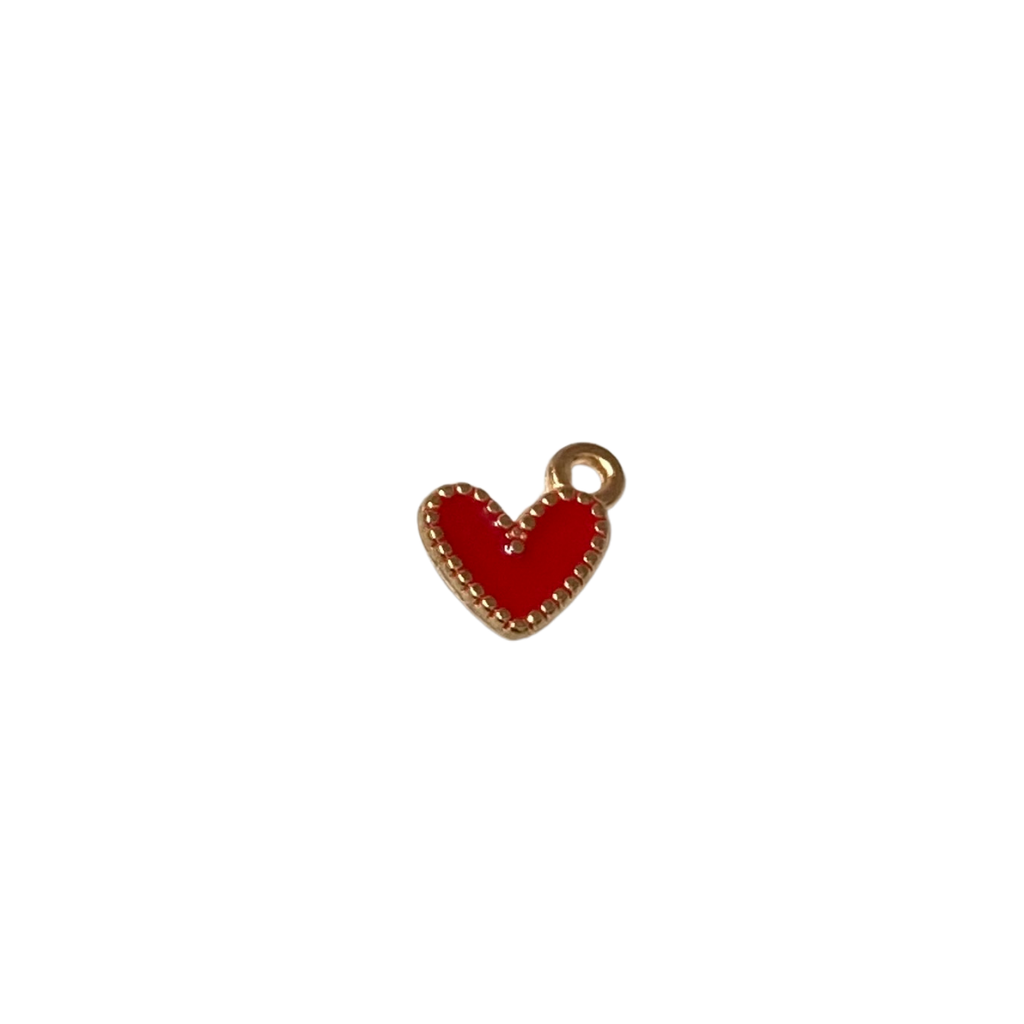 Charm - Corazón mini arcoiris