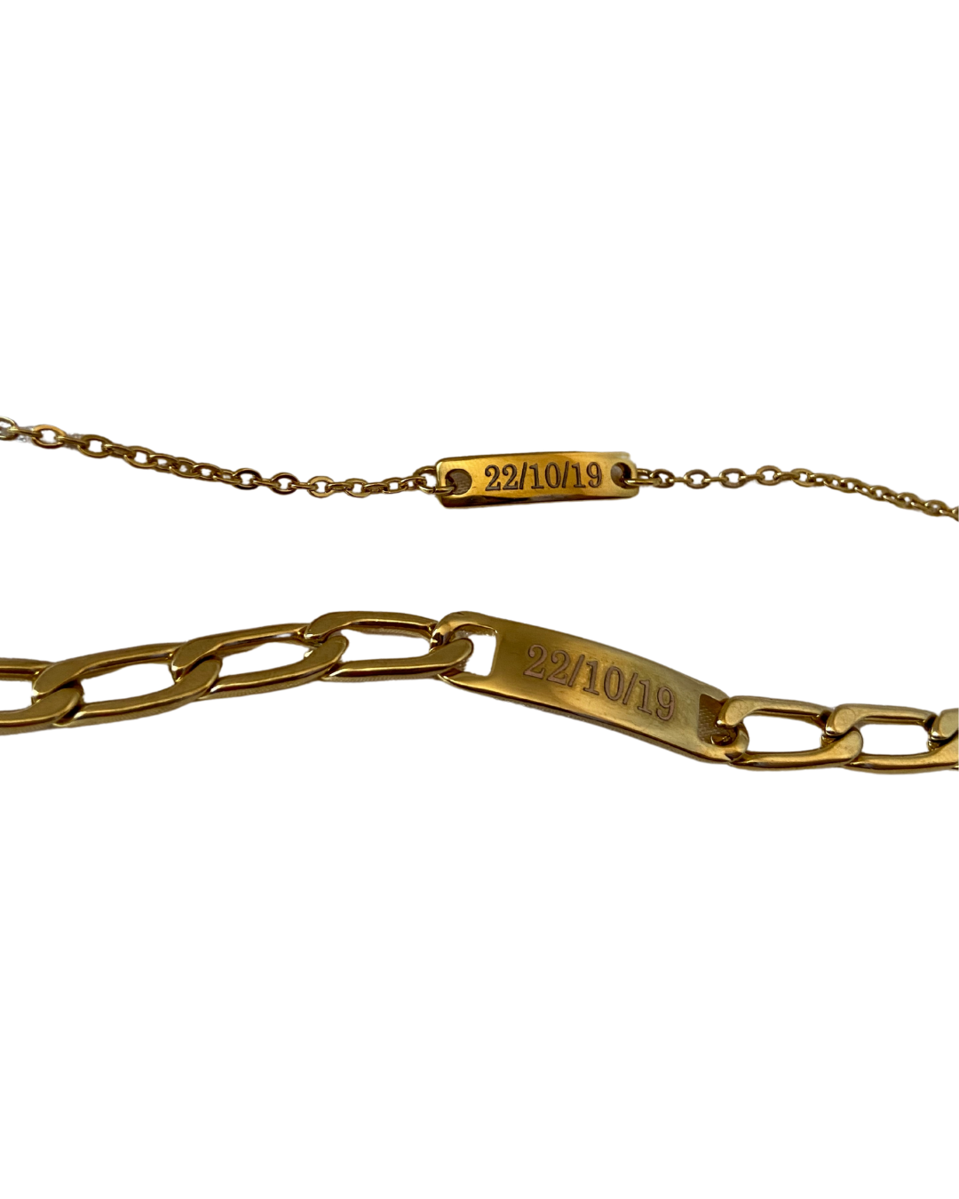 Kit 2 esclavas - Personalizadas Doradas