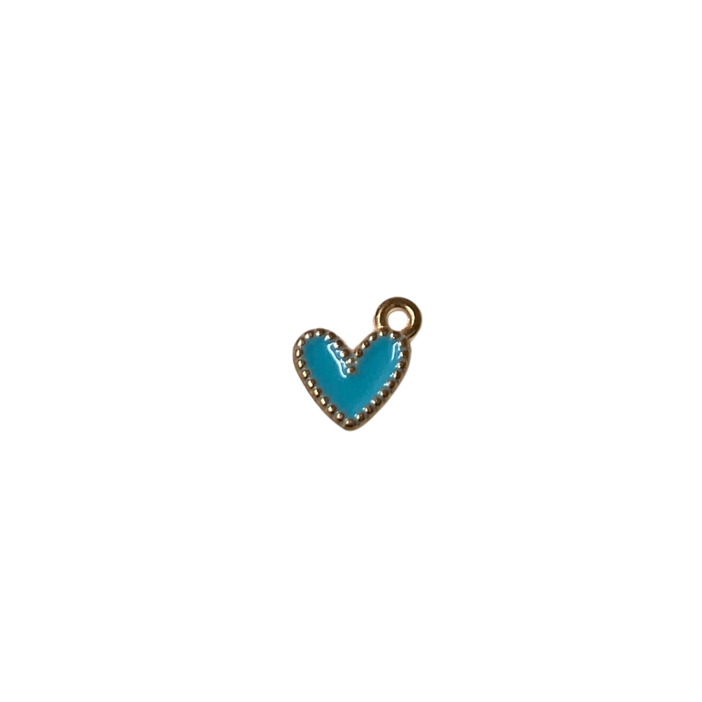 Charm - Corazón mini arcoiris