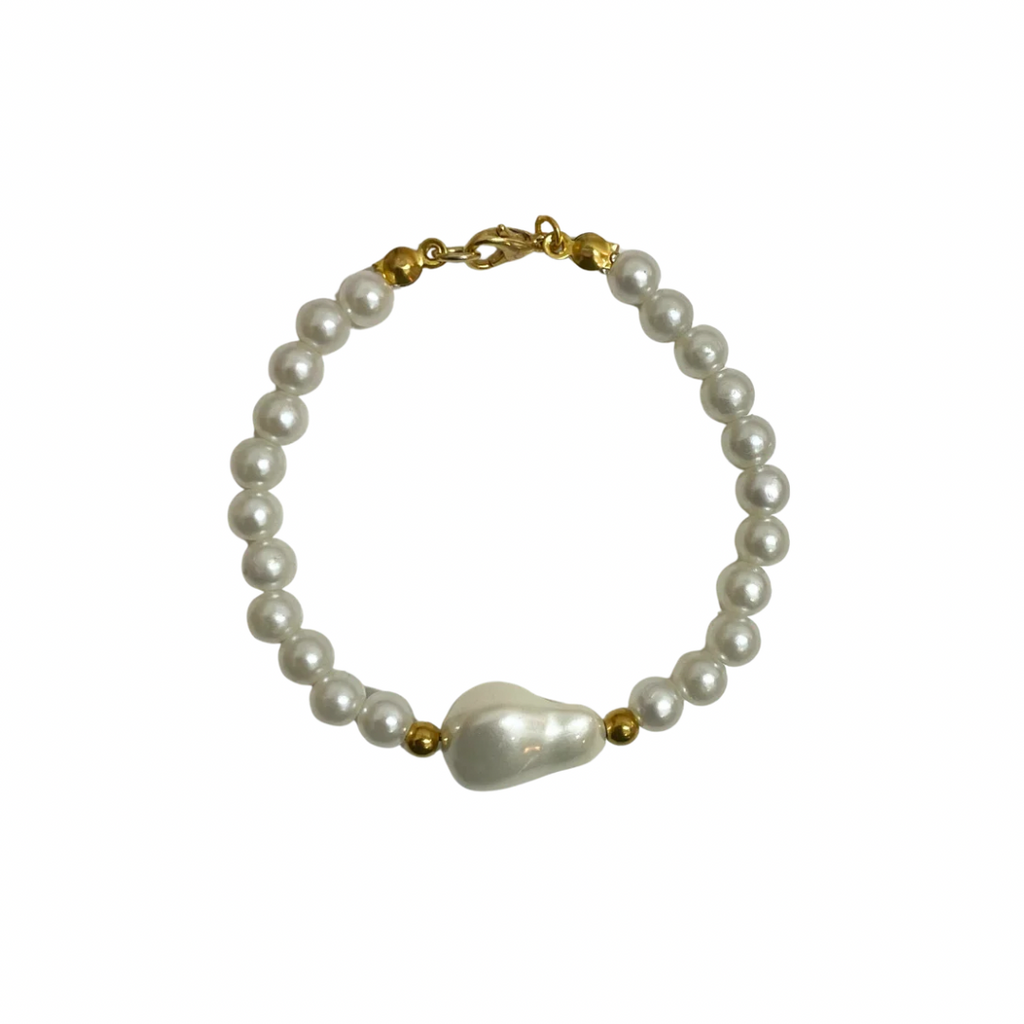 Pulsera - perlas de río