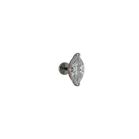 Labret - Ovalado titanio
