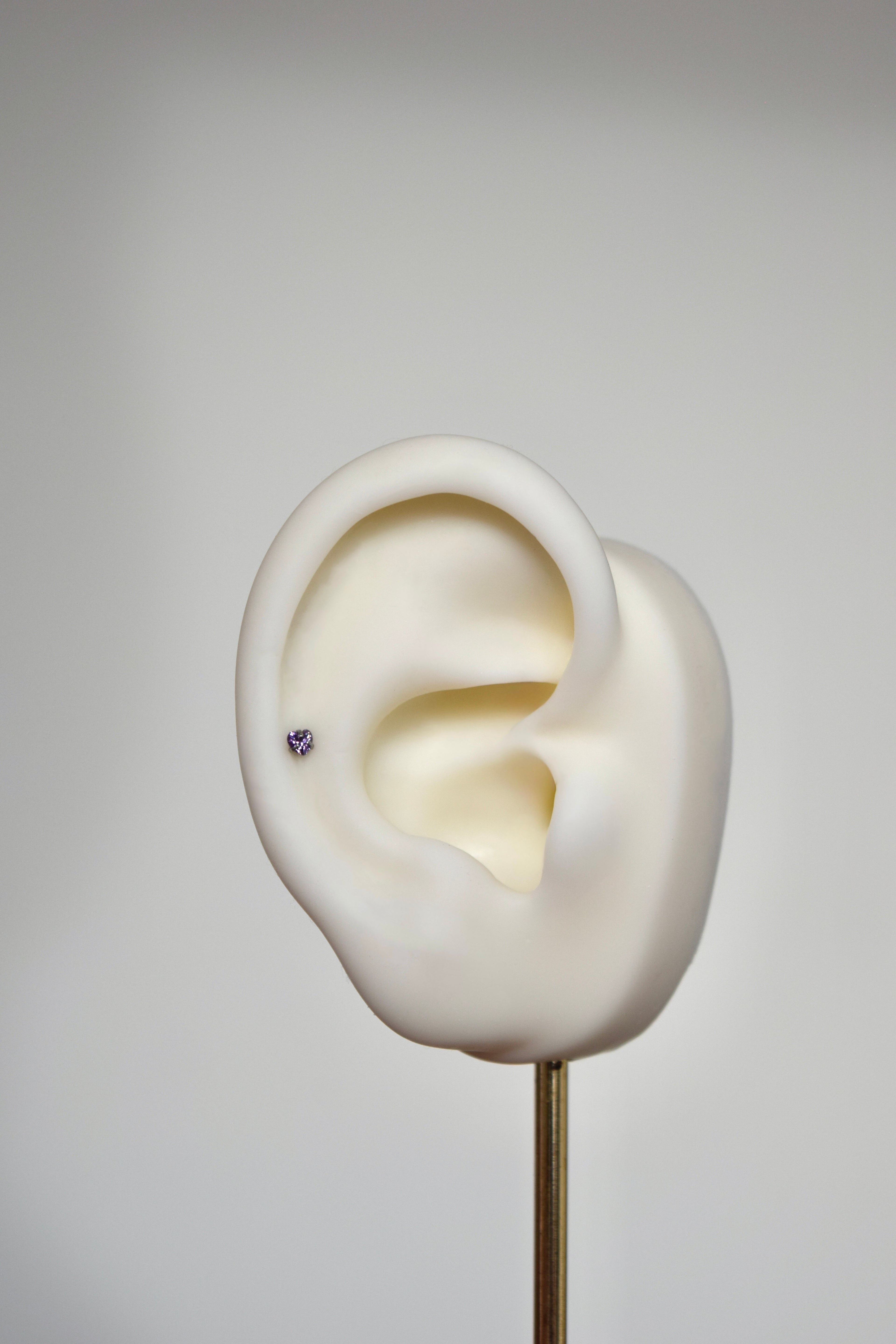 Labret - Zirconia cristal morado mini
