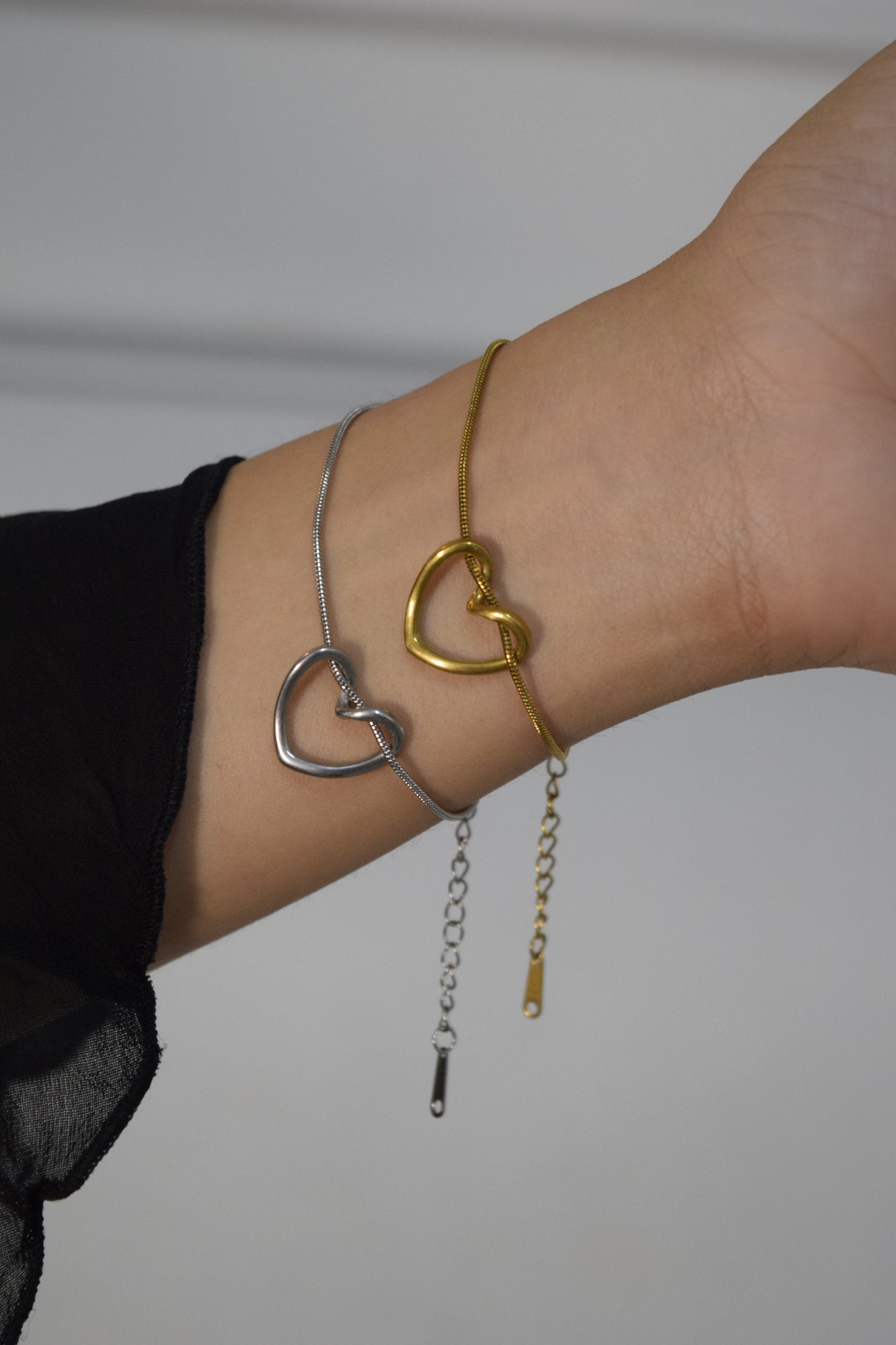 Pulsera - Corazón entrelazado
