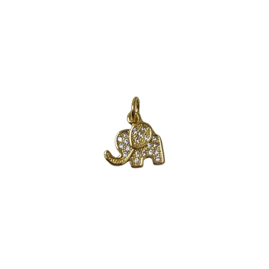 Charm - Elefante con zirconias