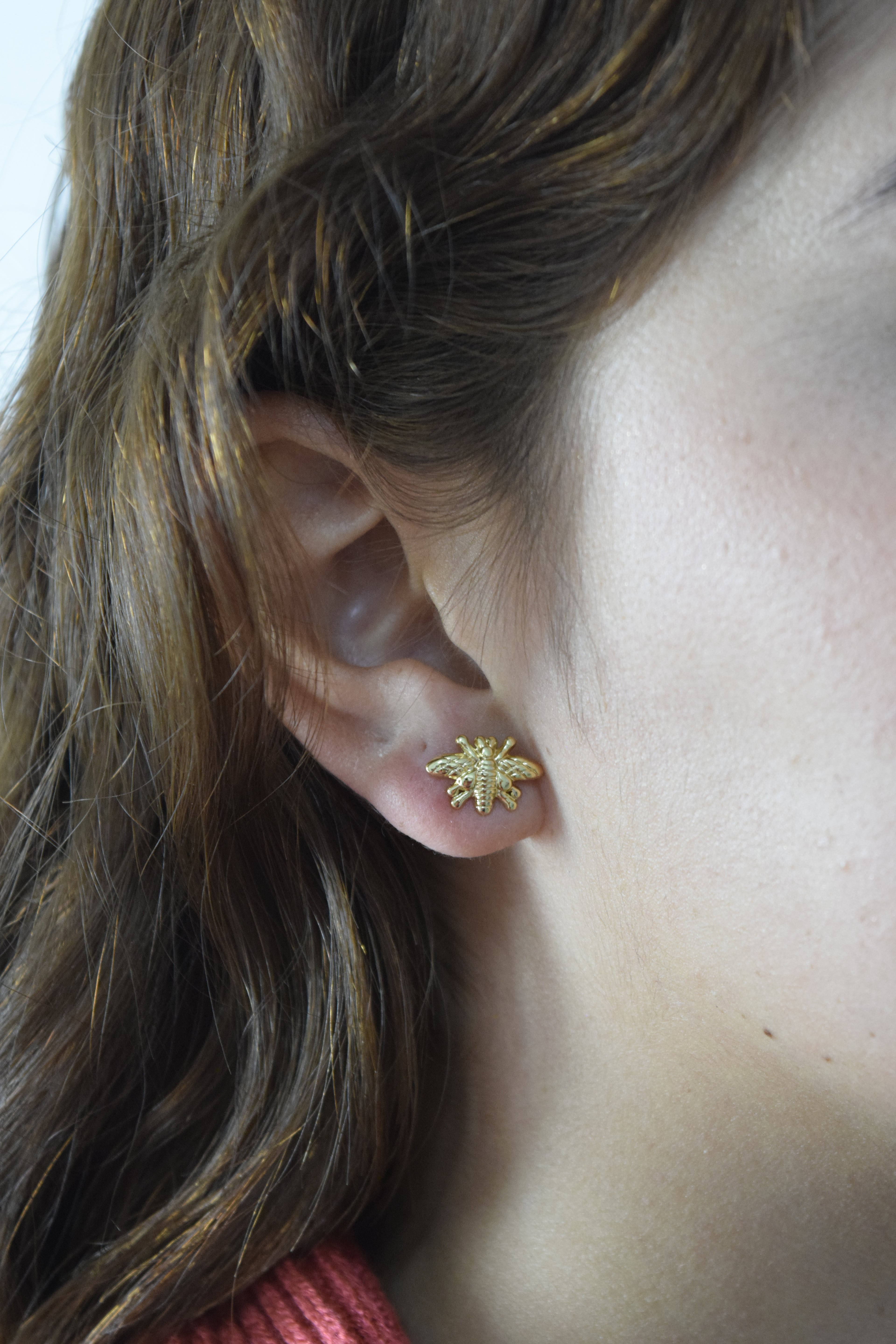 Aretes - abejas doradas