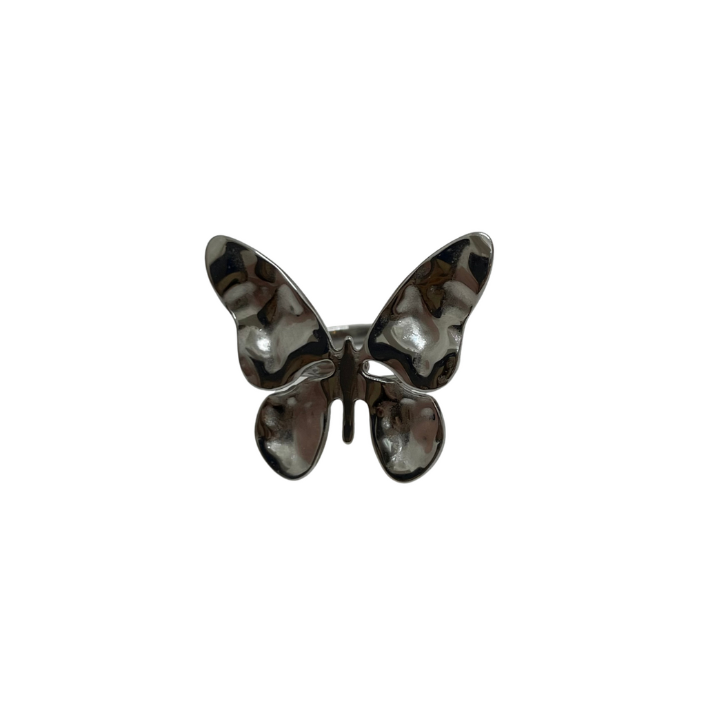 Anillo - mariposa silver