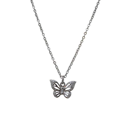 Collar - Mariposa Silver