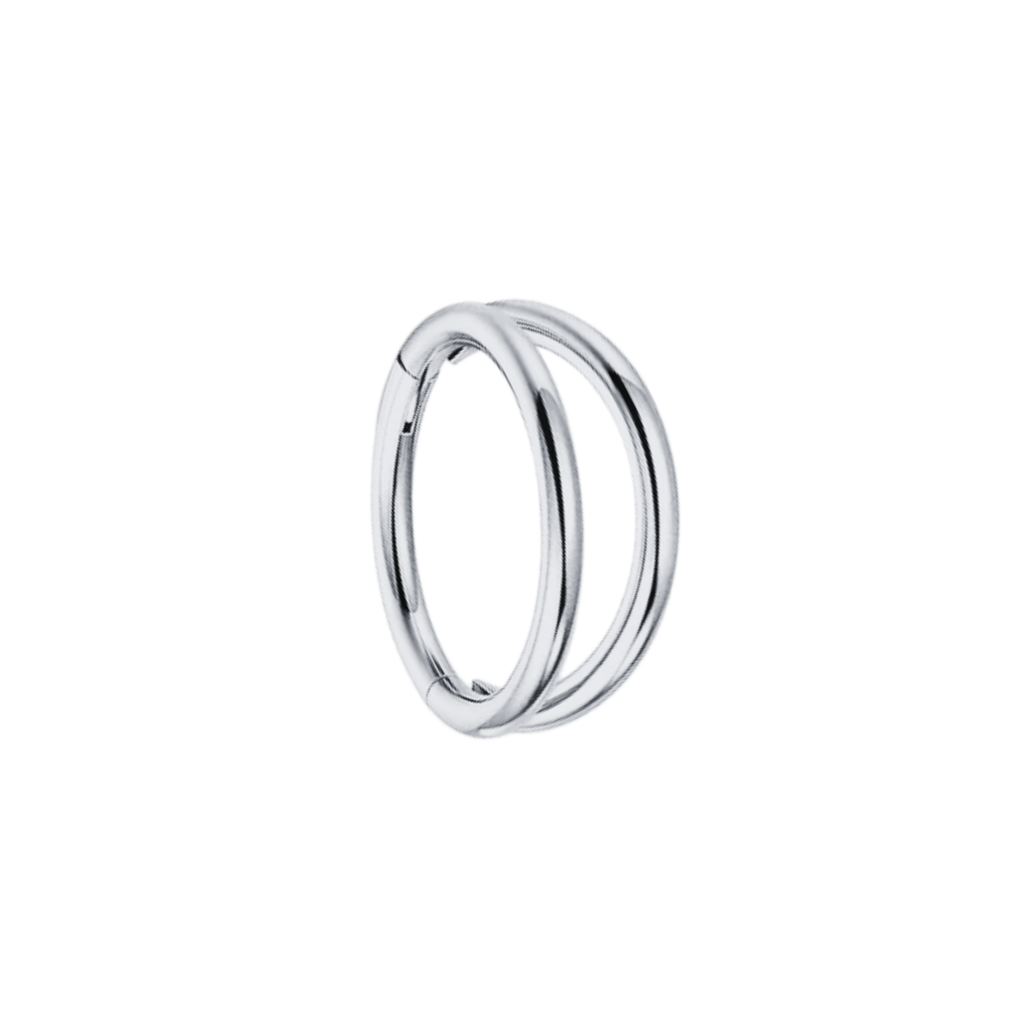 Argolla - Clicker Doble Silver