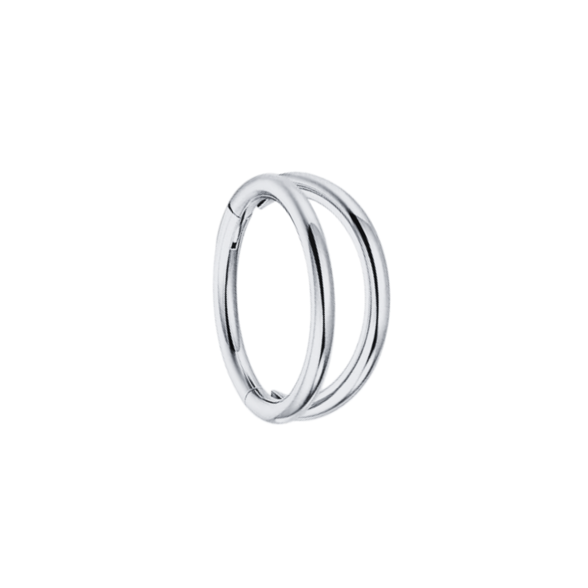 Argolla - Clicker Doble Silver