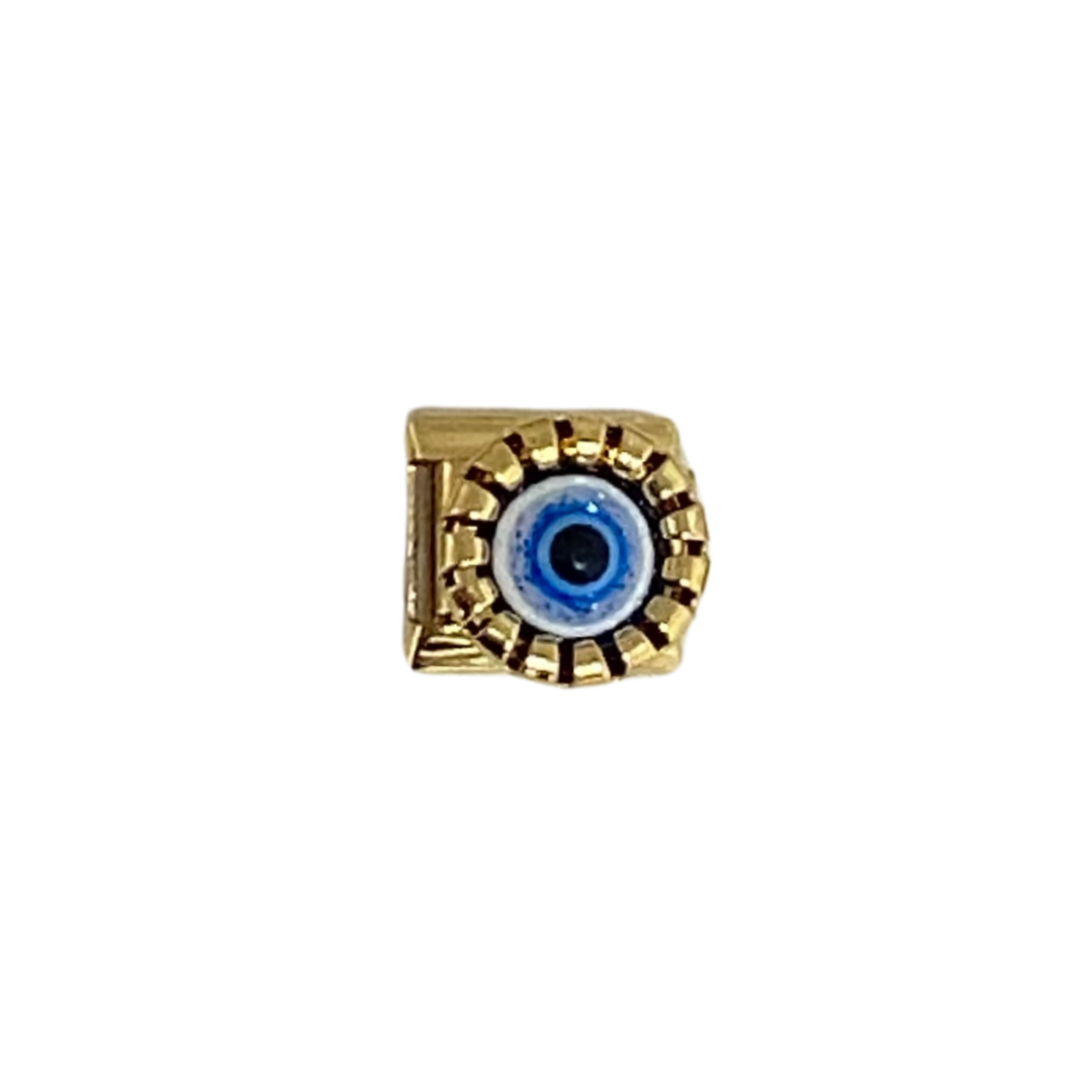 Charm Italiano - Ojo turco dorado margen