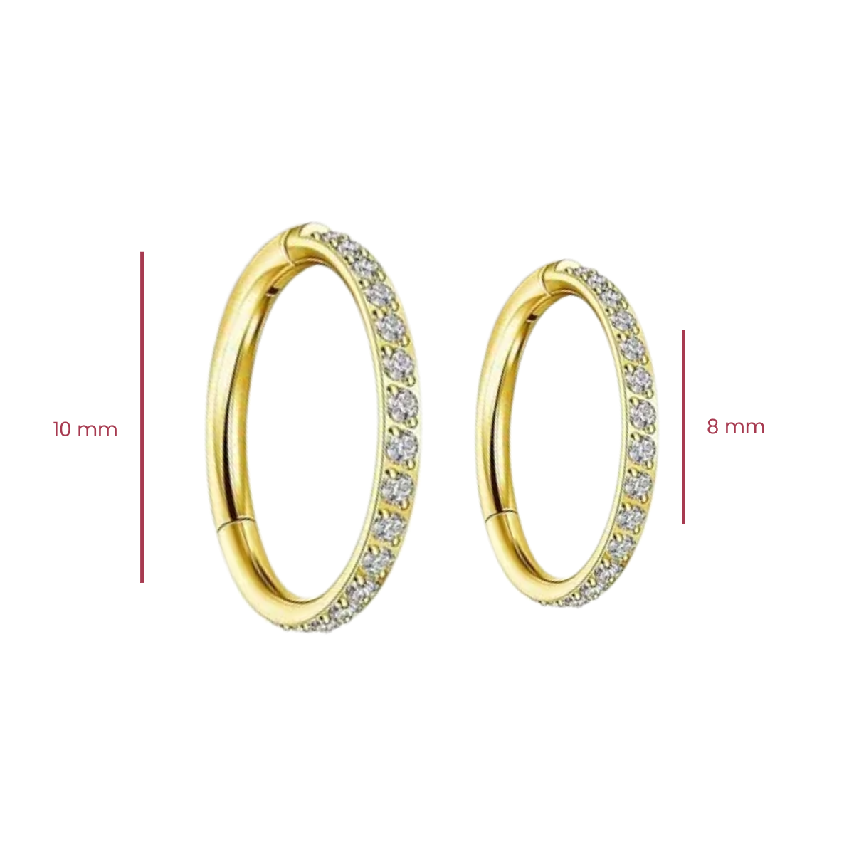 Argolla - Clicker Zirconia Golden