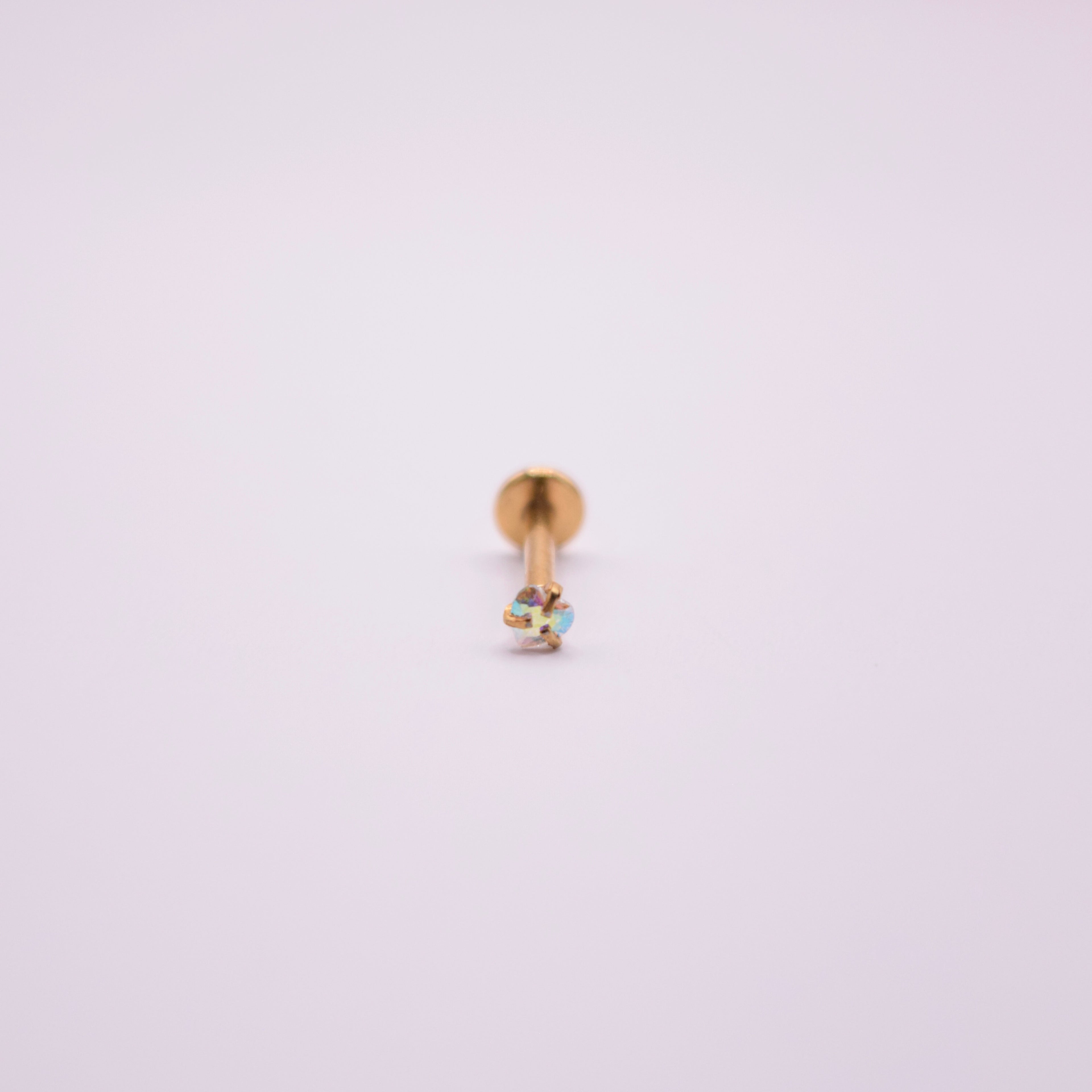 Labret - Corazón tornasol mini
