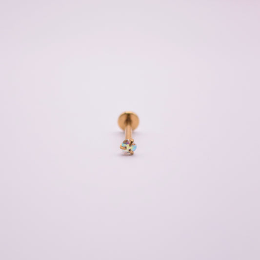 Labret - Corazón tornasol mini