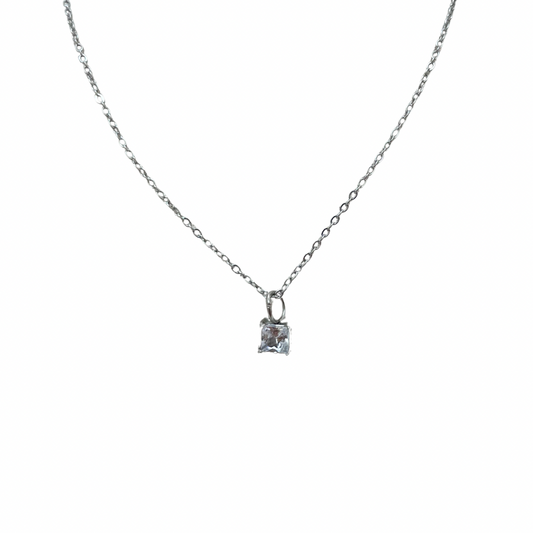 Collar - dije zirconia plateada