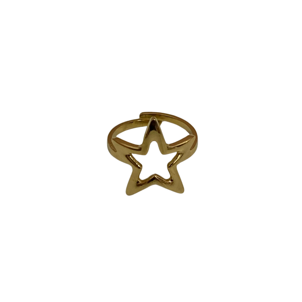 Anillo - Estrella dorada