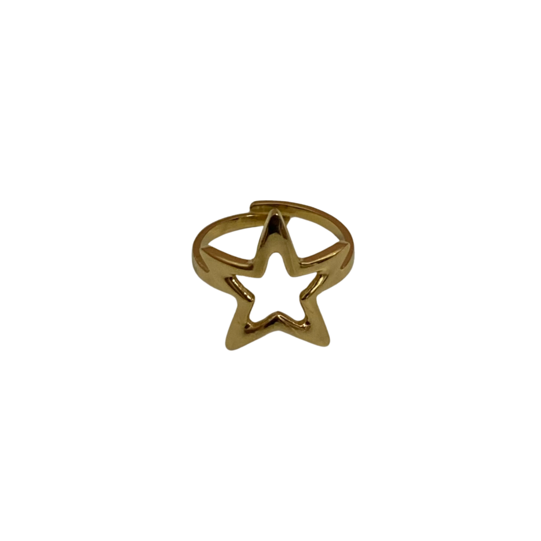 Anillo - Estrella dorada
