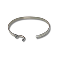 Brazalete - Doble Brillo Plateado