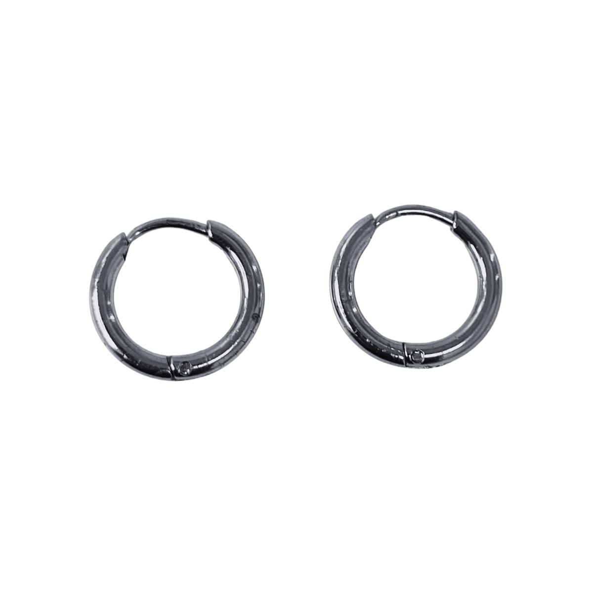 Hoops clicker - plateadas