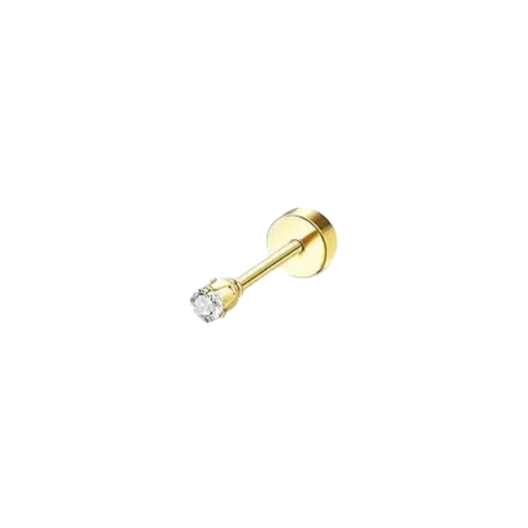 Labret - Zirconia mini Dorada