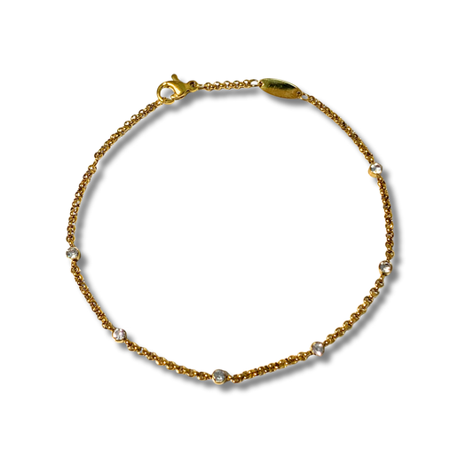 Pulsera - Cristalizada Dorada