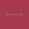 Piercing industrial - Zigzag